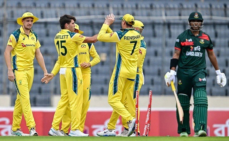 Bangladesh’s Whitewash Dream Broken After Narrow Loss to Australia in Series Finale